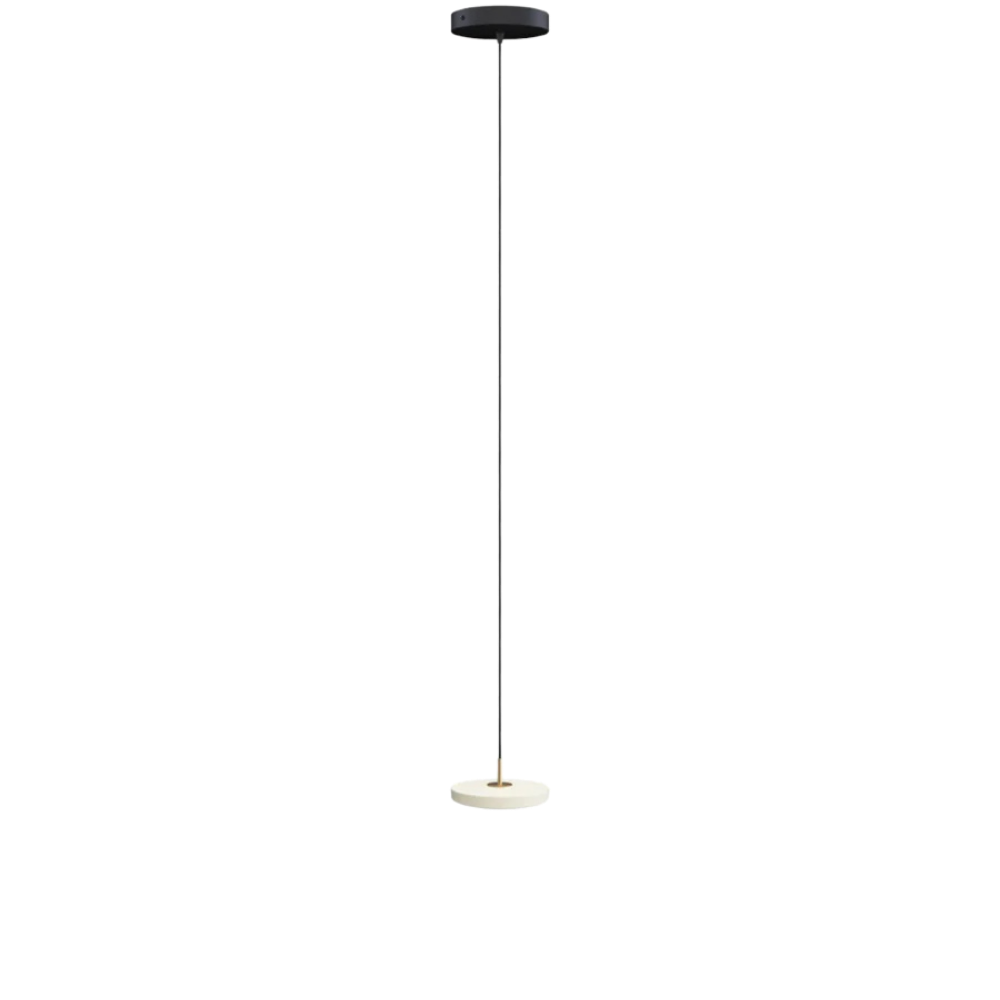 Asteria Micro Pearl White 15 x 5,7cm, 2.7m cordset Pendel