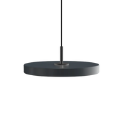 Asteria Mini Anthracite - Black Top 31 x 10,5 cm, 2.7m cordset Pendel