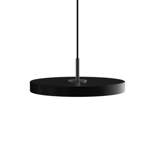 Asteria Mini Black - Black Top 31 x 10,5 cm, 2.7m cordset Pendel