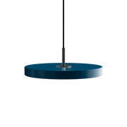 Asteria Mini Petrol Blue - Black Top 31 x 10,5 cm, 2.7m cordset Pendel