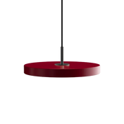 Asteria Mini Ruby Red - Black Top 31 x 10,5 cm, 2.7m cordset Pendel