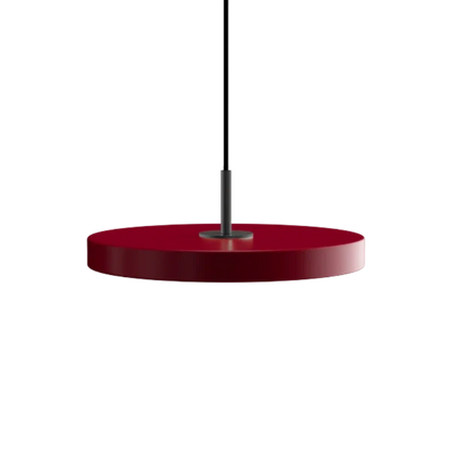 Asteria Mini Ruby Red - Black Top 31 x 10,5 cm, 2.7m cordset Pendel
