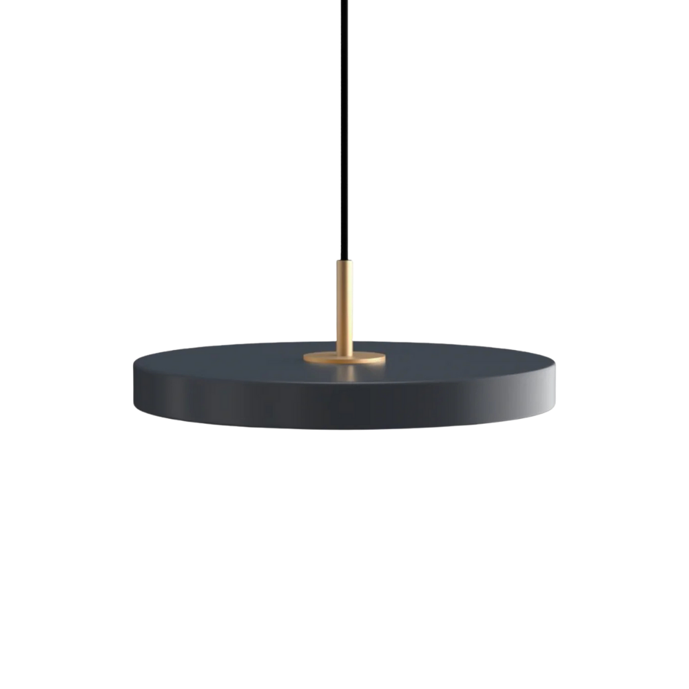 Asteria Mini - Anthracite grey 31 x 10,5 cm, 2.7m cordset Pendel
