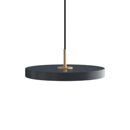 Asteria Mini - Anthracite grey 31 x 10,5 cm, 2.7m cordset Pendel