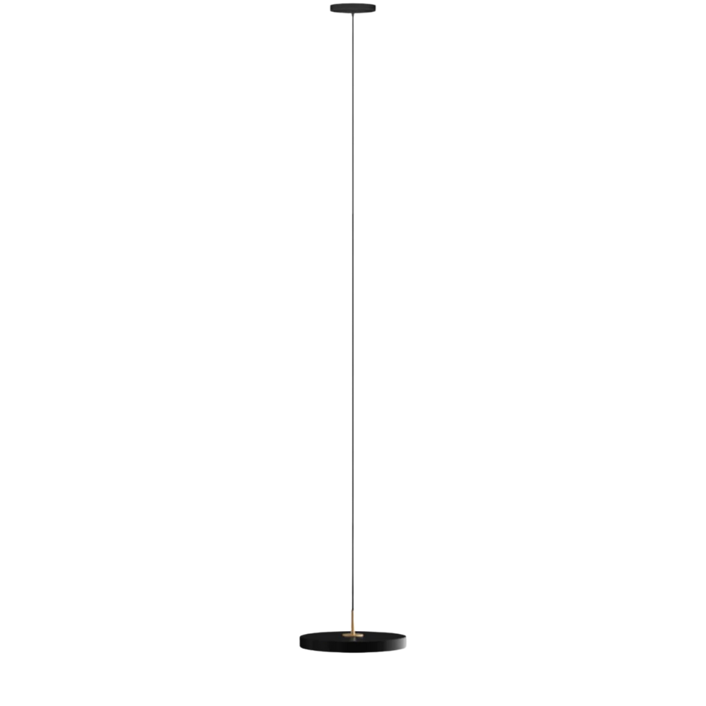 Asteria Mini - Black 31 x 10,5 cm, 2.7m cordset Pendel