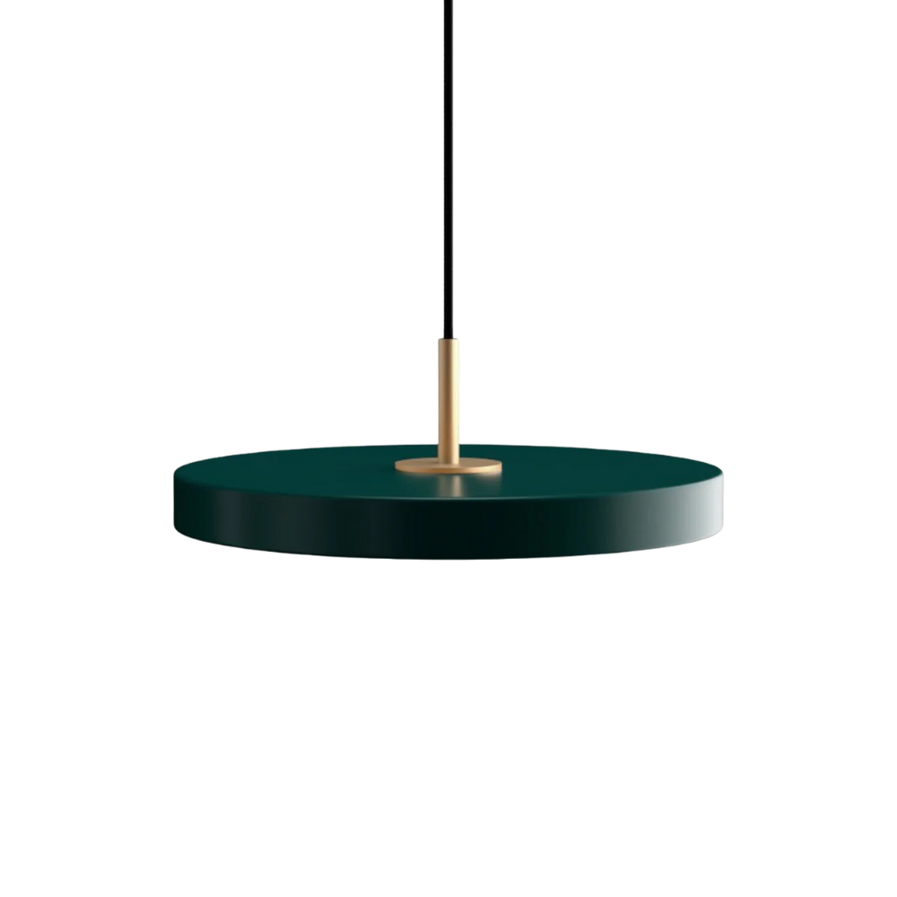 Asteria Mini - Forest green 31 x 10,5 cm, 2.7m cordset Pendel