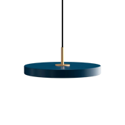 Asteria Mini - Petrol blue 31 x 10,5 cm, 2.7m cordset Pendel