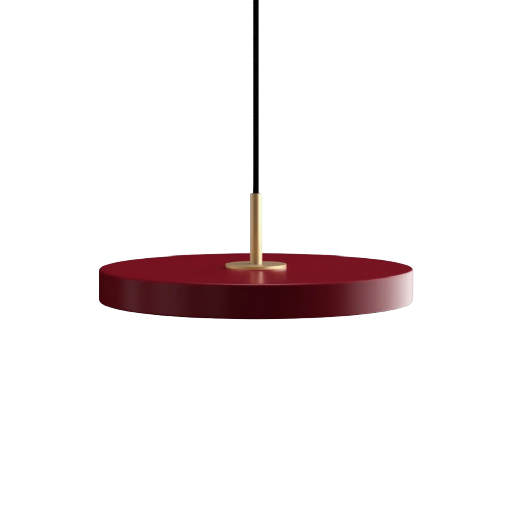 Asteria Mini - Ruby red 31 x 10,5 cm, 2.7m cordset Pendel