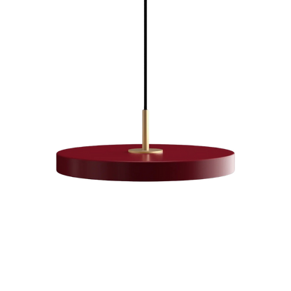 Asteria Mini - Ruby red 31 x 10,5 cm, 2.7m cordset Pendel