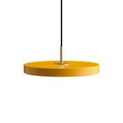 Asteria Mini - Saffron yellow 31 x 10,5 cm, 2.7m cordset Pendel