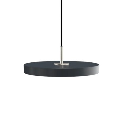 Asteria Mini Anthracite - Steel Top 31 x 10,5 cm, 2.7m cordset Pendel