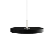 Asteria Mini Black - Steel Top  31 x 10,5 cm, 2.7m cordset Pendel