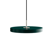 Asteria Mini Forest Green - Steel Top 31 x 10,5 cm, 2.7m cordset Pendel