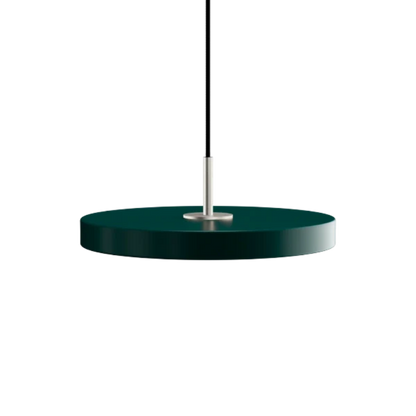 Asteria Mini Forest Green - Steel Top 31 x 10,5 cm, 2.7m cordset Pendel