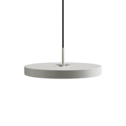 Asteria Mini Nuance Mist - Steel Top 31 x 10,5 cm, 2.7m cordset Pendel
