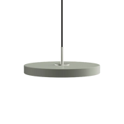 Asteria Mini Nuance Olive - Steel Top 31 x 10,5 cm, 2.7m cordset Pendel