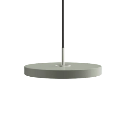 Asteria Mini Nuance Olive - Steel Top 31 x 10,5 cm, 2.7m cordset Pendel