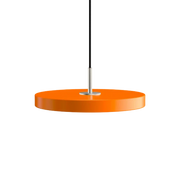 Asteria Mini Nuance Orange - Steel Top 31 x 10,5 cm, 2.7m cordset Pendel