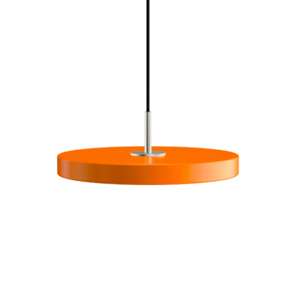 Asteria Mini Nuance Orange - Steel Top 31 x 10,5 cm, 2.7m cordset Pendel