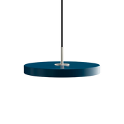 Asteria Mini Petrol Blue - Steel Top 31 x 10,5 cm, 2.7m cordset Pendel