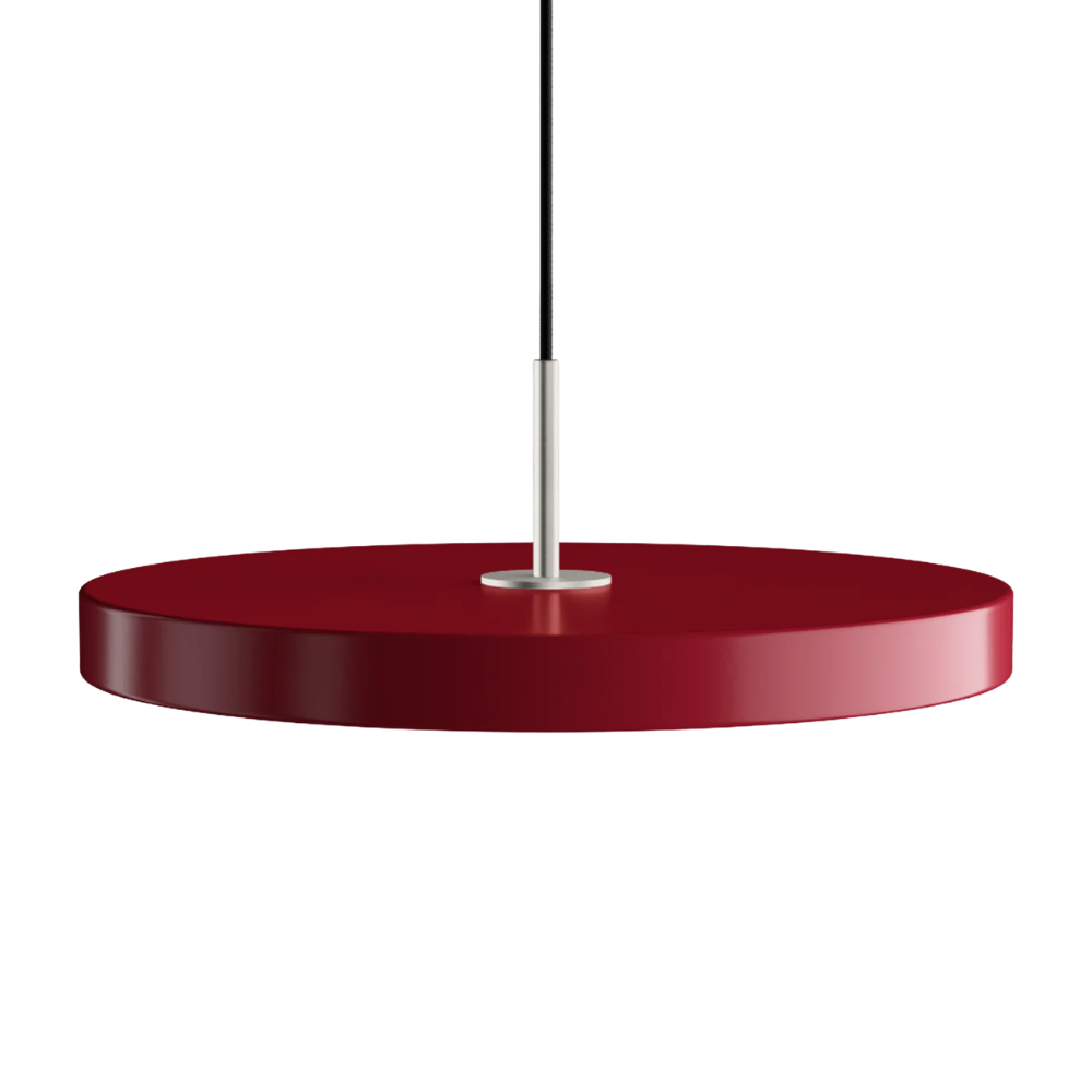 Asteria Plus Medium Ruby red Stål Top Pendel
