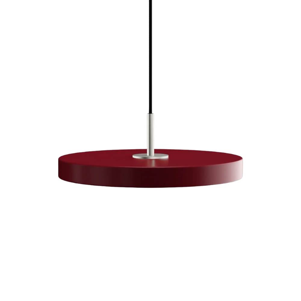 Asteria Plus Mini Ruby red Stål Top Pendel
