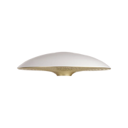 Umage Manta Ray lampeskærm - White & Brass Lampeskærm