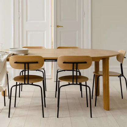 UMAGE Comfort Circle spisebord med udtræk