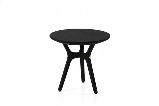 Rén side table in black lacquered oak from Stellar Works