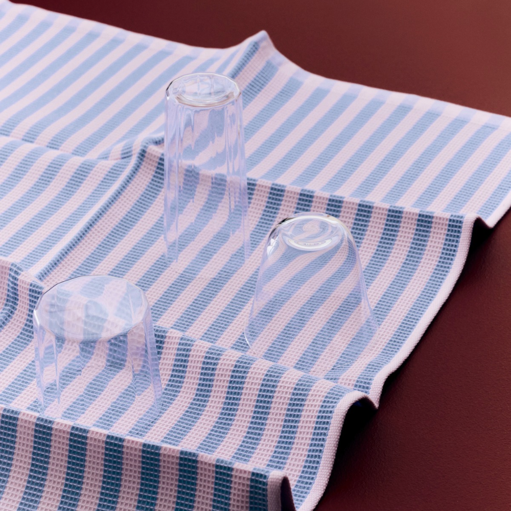 Hay Viskestykke, Sky Blue and Light Pink
